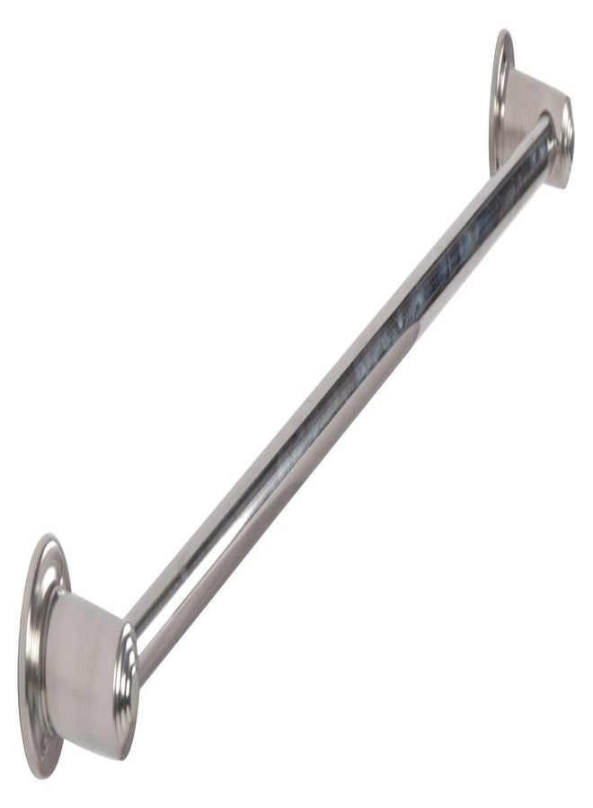 SHRUTI (Saloni) Heavy Duty Classic Plain Stainless Steel Bathroom Towel Rod/Towel Stand/Towel Holder/Towel Rack for Routine use of Bathroom Accessories -2" Foot Long (1658) - Image 2